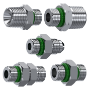 SAE Straight Male Adaptors