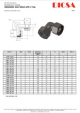 Tube Stud Elbow Adjustable , S Series, EW | TTA Hyd