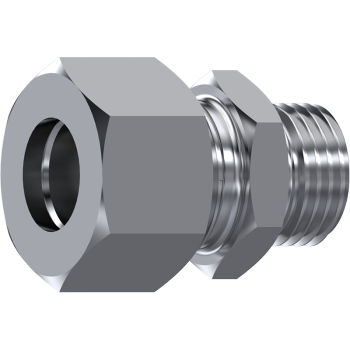 Tube Male Stud Coupling to UNF, L-Series, GE/LUNF | TTA Hyd