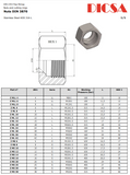 Nut for Tube Fitting, L&S Series | TTA Hydraulics