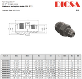 JIC Male Adaptor, MJ | TTA Hydraulics