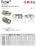 Quick Coupler Flat Face BSP | TTA Hyd