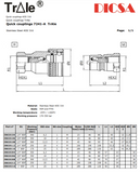 Quick Coupler ISO A Pin Type BSP | TTA Hyd