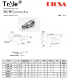 Rotary Coupling BSP 90° | TTA Hyd