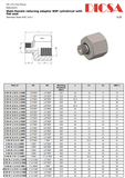 BSP Male to Female Stud Adaptor Reducer with wd Seal, RI-WD