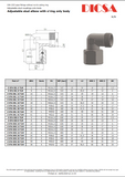 Tube Stud Elbow Adjustable , S Series, EW | TTA Hyd