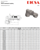 Bulkhead Connector Elbow, L Series Light, WSV-L-90 | TTA Hydraulics