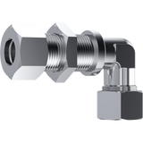 Bulkhead Connector Elbow, L Series Light, WSV-L-90 | TTA Hydraulics